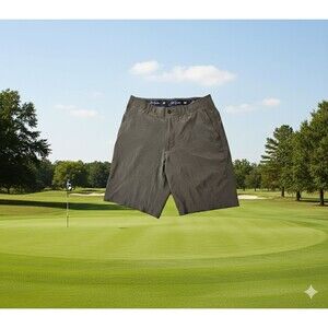 Jack Nicklaus Golden Bear Men’s Golf Shorts Gray Size 32, 9.5” Inseam